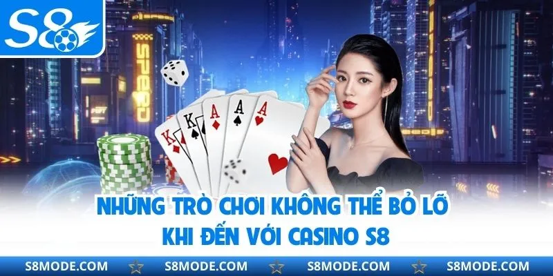 Danh sách các trò chơi nhất định nên thử tại casino s8 