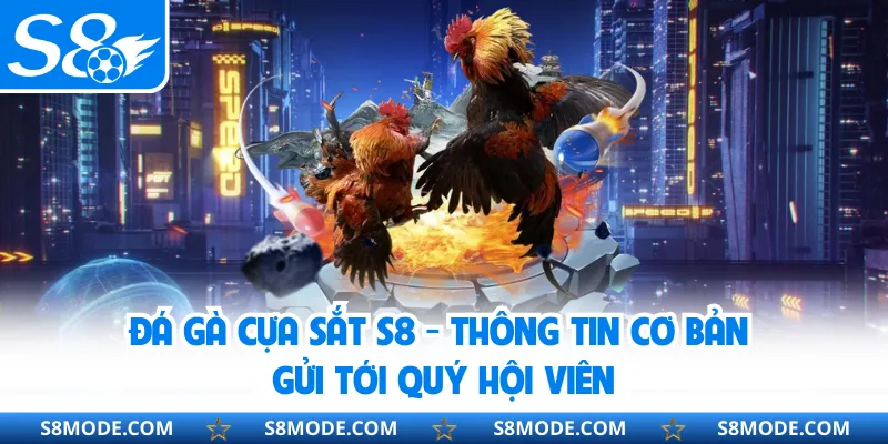 Đá Gà Cựa Sắt S8 - Thông Tin Cơ Bản Gửi Tới Quý Hội Viên